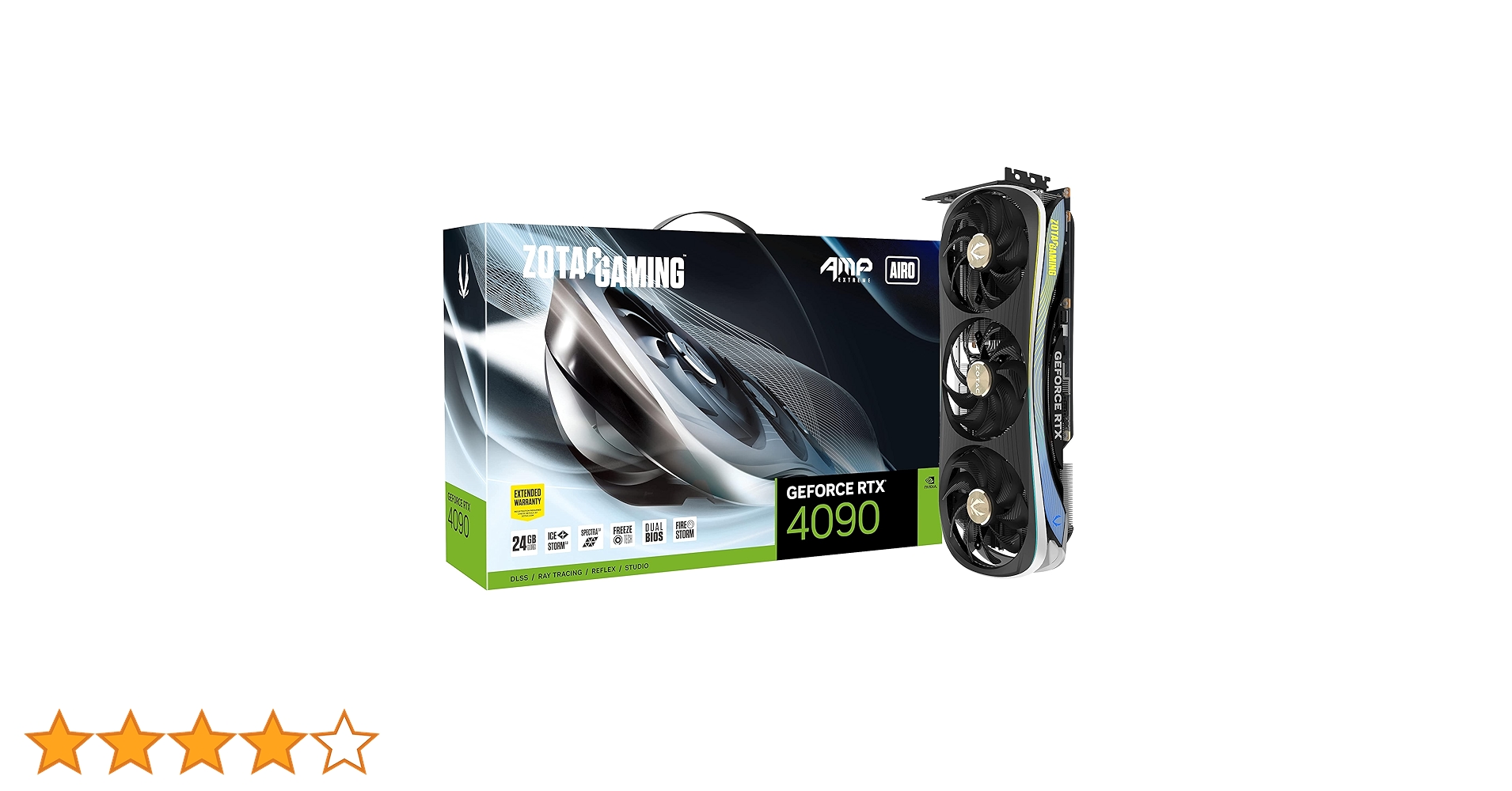 グラフィックボード・グラボ・ビデオカード ZOTAC GeForce RTX4090 AMP Extreme AIRO ZOTAC GAMING GeForce RTX 4090 AMP Extreme AIRO | ZOTAC